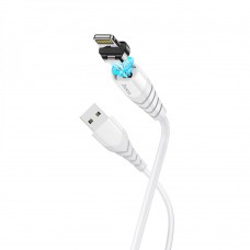 USB Hoco X63 Racer magnetic Lightning цвет белый