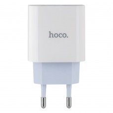 Сетевое зарядное устройство Hoco C76A Plus PD 20W 3A цвет белый