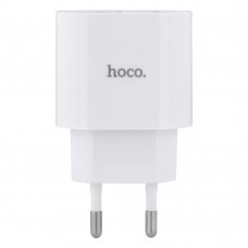 Сетевое зарядное устройство Hoco C95A Lineal PD 20W+QC3.0 Type-C to Lightning цвет белый
