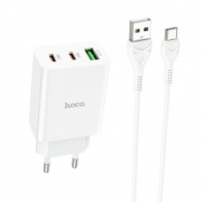 Сетевое зарядное устройство Hoco C99A PD20W+QC3.0 Type C цвет белый