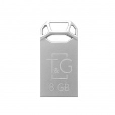 USB Flash Drive T&amp;G 8gb Metal 110 цвет стальной
