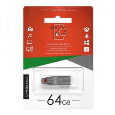 USB Flash Drive T&amp;G 64gb Chrome 115 цвет стальной