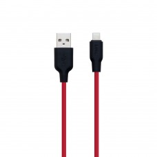 Кабель Hoco X21 Silicone USB - Lightning 1 метр красный