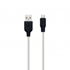 USB Hoco X21 Silicone Micro цвет чёрно-белый