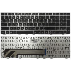 Клавиатура для HP ProBook 4535S 4530S 4730S черная/серая прямой Enter замкнутые контакты тип 2 High Copy (638179-251)