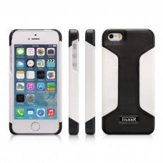 Чехол iCarer для iPhone 5/5S/5SE  Colorblock Black/White (RIP518B)