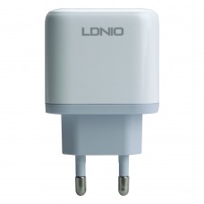 Сетевое зарядное устройство LDNIO A2526C PD/QC 45W цвет белый