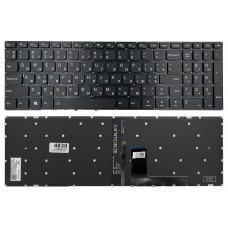 Клавиатура Lenovo IdeaPad 310-15ABR 310-15IAP 310-15IKB 310-15ISK 510-15IKB 510-15ISK черная без рамки прямой Enter подсветка Original PRC