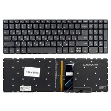 Клавиатура Lenovo IdeaPad 320-15IAP 320-15AST 320-15ISK 330-15IKB 330-15ICH 320-17ISK 720-15IKB серая без рамки прямой Enter подсветка PWR Original PRC (SN20M63213)