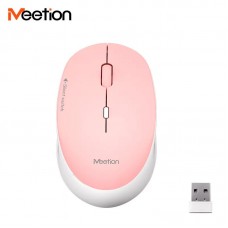 Мышь MeeTion Wireless Mouse 2.4G MT-R570 розовая
