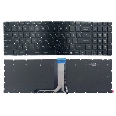 Клавиатура MSI GT62 GT72 GE62 GE72 GS60 GS70 GL62 GL72 GP62 GP72 CX62 WS60 черная без рамки прямой Enter подсветка WHITE Original PRC (V143422AK)