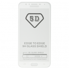 Защитное стекло 3D for Samsung J400 (J4-2018) White в упаковке