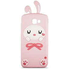 Чехол накладка Image Bunny Samsung J415 (J4 Plus) (Pink)