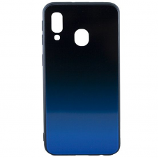 Чехол MiaMI Glass Case Gradient Samsung A305 (A30-2019) (Blue Abyss) #04