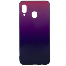 Чехол MiaMI Glass Case Gradient Samsung A305 (A30-2019) (Purple Barca) #06