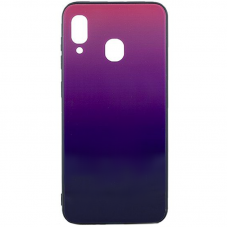 Чехол MiaMI Glass Case Gradient Samsung A205 (A20-2019) (Purple Barca) #06