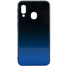 Чехол MiaMI Glass Case Gradient Samsung A405 (A40-2019) (Blue Abyss) #04