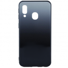 Чехол MiaMI Glass Case Gradient Samsung A405 (A40-2019) (Steel Grey) #11