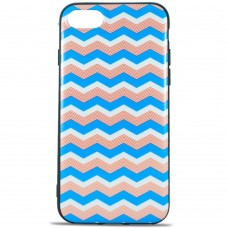 Чехол MiaMi Desire for Iphone 7/8 ZigZag Blue-White-Cofee #6