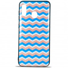 Чехол MiaMi Desire for Samsung A205 (A20-2019) ZigZag Blue-White-Cofee #6