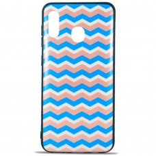 Чехол MiaMi Desire for Samsung A305 (A30-2019) ZigZag Blue-White-Cofee #6