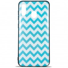 Чехол MiaMi Desire for Samsung A205 (A20-2019) ZigZag Green-White #3