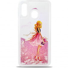 Чехол MiaMI Liquid Case for Samsung A405 (A40-2019) Girl #4