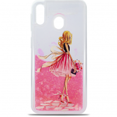 Чехол MiaMI Liquid Case for Samsung M205 (M20-2019) Girl #4