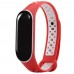 Ремешок Mi Band 3/4 Sport Red&White