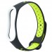 Ремешок Mi Band 3/4 Sport Black&Green