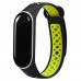 Ремешок Mi Band 3/4 Sport Black&Green