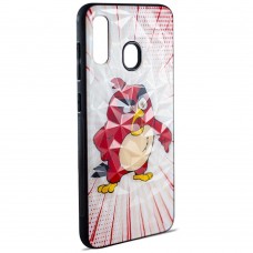 Чехол Crazy Prism for Samsung A205 (A20-2019) Angry Birds (#1 Red)