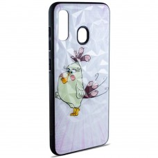 Чехол Crazy Prism for Samsung A305 (A30-2019) Angry Birds (#5 Matilda)