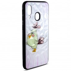 Чехол Crazy Prism for Samsung A405 (A40-2019) Angry Birds (#5 Matilda)