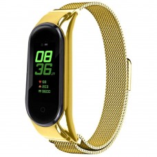 Ремешок Mi Band 5/6 Milanese Gold