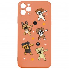 Чехол MiaMi Cartoon for iPhone 11 Pro Orange Dogs #8