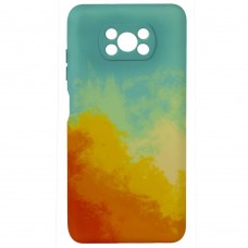 Чехол MiaMi Mix Color for Xiaomi Poco X3 Orange-Blue