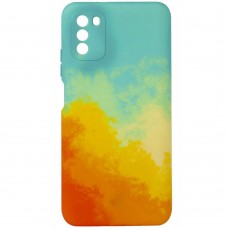 Чехол MiaMi Mix Color for Xiaomi Poco M3 Orange-Blue