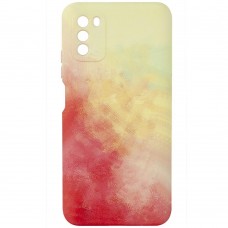 Чехол MiaMi Mix Color for Xiaomi Poco M3 Red-Yellow