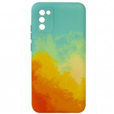 Чехол MiaMi Mix Color for Samsung A025 (A02S-2021) Orange-Blue