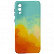 Чехол MiaMi Mix Color for Samsung A022 (A02-2021) Orange-Blue