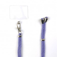 Мотузок вузький для смартфона MiaMi Rope Blue-White #111