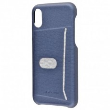 Чехол G-Case Jazz Series with Card Slot для Apple IPhone X Blue