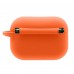 Чехол Silicone Case with Carbine для Apple Airpods Pro Orange
