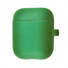 Чехол Silicone Case New with Carbine для Apple Airpods 1/2 Green