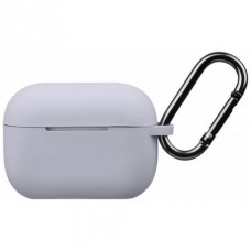 Чехол Silicone Case New with Carbine для Apple Airpods Pro Grey