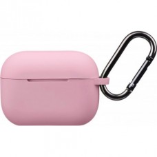 Чехол Silicone Case New with Carbine для Apple Airpods Pro Pink