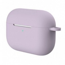 Чехол Silicone Case New with Carbine для Apple Airpods Pro Lilac Cream