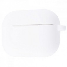 Чехол Silicone Case New with Carbine для Apple Airpods Pro Luminescent White