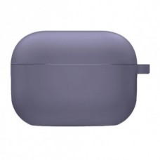 Чехол Silicone Case New with Carbine для Apple Airpods Pro Lavender Grey